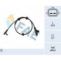 Датчик АБС FAE 78454 T8N6 I Ford Fiesta 6 (CB1, CCN) Хэтчбек 1.2 5 82 л.с. 2008 – 2024