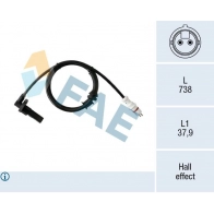 Датчик АБС FAE 78549 Renault Kangoo (KC) 1 Минивэн 1.5 dCi 61 л.с. 2005 – 2010 3XV7 O2N