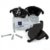 Тормозные колодки дисковые, передние MERCEDES-BENZ RZULY F4 21622200 A 007 420 75 20 - Изображение 1