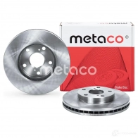 Тормозной диск передний вентилируемый METACO 3050-061 1439844915 1Z7 W2W - Изображение 3