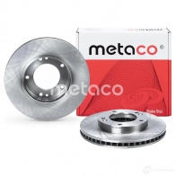 Тормозной диск передний вентилируемый METACO 3050-083 JVCV 8R 1439844939 - Изображение 2