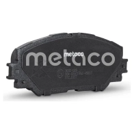 Колодки тормозные передние Комплект METACO 1439845457 I7 Z148 3000-028 - Изображение 2