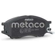 Колодки тормозные передние Комплект METACO 3000-029 1439845458 W29XH S - Изображение 2
