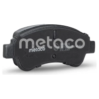 Колодки тормозные передние Комплект METACO 3000-033 1439845462 SDOB OVV - Изображение 2
