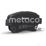 Тормозные колодки передние комплект METACO 1439845505 3000-071 5OCLQ C - Изображение 2