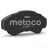 Тормозные колодки передние комплект METACO YW I0QA 3000-080 1439845515 - Изображение 2