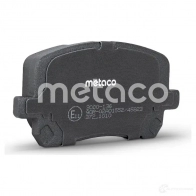 Тормозные колодки передние комплект METACO 3000-136 1439845582 2H 0PB - Изображение 3