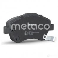 Тормозные колодки передние комплект METACO 3000-157 1 N8YMHW 1439845603 - Изображение 2