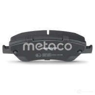 Тормозные колодки передние комплект METACO 3000-157 1 N8YMHW 1439845603 - Изображение 5