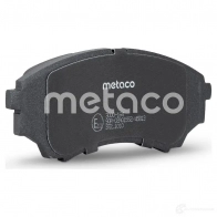 Тормозные колодки передние комплект METACO P1QN2 R 1439845611 3000-164 - Изображение 3