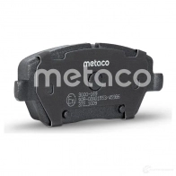 Тормозные колодки передние комплект METACO 3000-169 ZBBV AX 1439845616 - Изображение 2