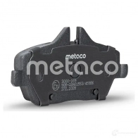 Тормозные колодки передние комплект METACO 3000-169 ZBBV AX 1439845616 - Изображение 3