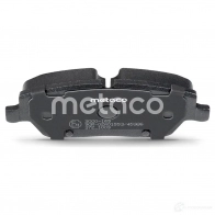 Тормозные колодки передние комплект METACO 3000-169 ZBBV AX 1439845616 - Изображение 5