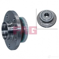 Подшипник ступицы колеса, комплект FAG 4014870005689 UZT Q1D 713660080 1693387 - Изображение 2