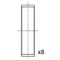 Вкладыши шатунные FAI AUTOPARTS bb2086025 DCJ O3 5027049554962 1424227847