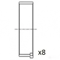 Вкладыши шатунные FAI AUTOPARTS 1424227741 W 2XXB 5027049561809 bb2048std