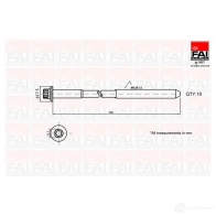 Болты ГБЦ, головки блока цилиндров FAI AUTOPARTS 2164802 b1401 5027049231146 CP AI6IQ - Изображение 4