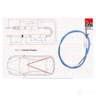 Трос ручника, стояночного тормоза FAI AUTOPARTS 6 GJMJO0 1437431906 fbc0120