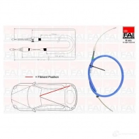Трос ручника, стояночного тормоза FAI AUTOPARTS 1437431927 LODGWT F fbc0143