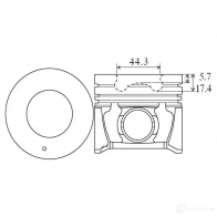 Прокладка клапанной крышки FAI AUTOPARTS rc329s 3MF8N PU Mitsubishi Space Wagon 3 (N3, N4) 1991 – 2000 5027049016477