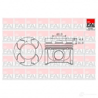 Поршень FAI AUTOPARTS 1437409855 CV4 ECQ pk19000