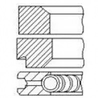 Поршневые кольца, комплект FAI AUTOPARTS 1439058272 XKS QIS pr70000