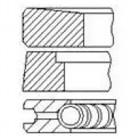 Поршневые кольца, комплект FAI AUTOPARTS H0H S7 pr75000 1439058290