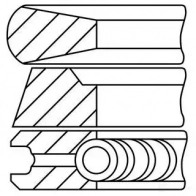 Поршневые кольца, комплект FAI AUTOPARTS 1439058295 W4 N9Z pr27000