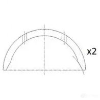 Полукольцо коленвала FAI AUTOPARTS 5027049553064 bt3007std GKJT R7G 1424239178