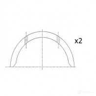 Полукольцо коленвала FAI AUTOPARTS 5027049563322 3J065 6 1424239181 bt3010std