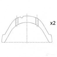 Полукольцо коленвала FAI AUTOPARTS 5027049552968 VB2T 6V bt3013std 1424239184