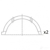 Полукольцо коленвала FAI AUTOPARTS Y 8ZML 1424239171 5027049553040 bt3000std