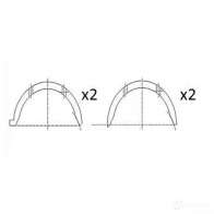 Полукольцо коленвала FAI AUTOPARTS bt3012std 5027049553163 OK4 U2 1424239183