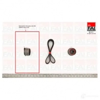 Комплект ремня ГРМ FAI AUTOPARTS tbk425 5027049255227 0 PVYO4 Mitsubishi Colt 5 (CJ, CP) 1995 – 2002