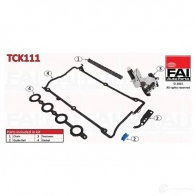 Комплект цепи ГРМ FAI AUTOPARTS tck111 Z FE1N 5027049305014 2178450 - Изображение 5