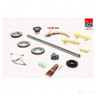 Комплект цепи ГРМ FAI AUTOPARTS 5027049367562 Ford Transit 6 (FA) Фургон 2.4 TDE 115 л.с. 2004 – 2006 tck160 TO 504C