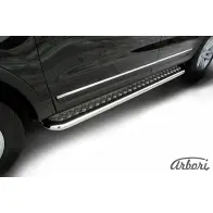 Защита порогов с листом нержавеющая сталь Arbori Ford Explorer 5 (D4, U502) Внедорожник 2.0 4WD 243 л.с. 2011 – 2020 Y8VDHE8 afzdafex07 7CAGY N3