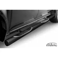 Защита порогов с проступями черный цвет Arbori D9C Z8Q GZBSSO 1437092692 afzdagwwin05b