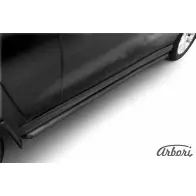 Защита порогов труба изгибами черный цвет Arbori 1437092536 VDOY6A FV9NN5 E afzdahavh204b