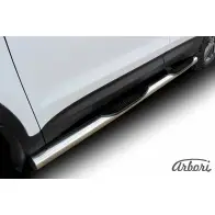 Защита порогов с проступями нержавеющая сталь Arbori 1437092594 0PI6H U IWRA1 afzdahsft1206