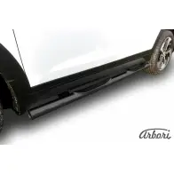 Защита порогов с проступями черный цвет Arbori ORDZ PSC afzdaht4wd1506b 1437092705 92914ZD