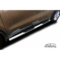 Защита порогов с проступями нержавеющая сталь Arbori 1437092607 E3RMJ afzdaksp1604 P8A SZ - Изображение 2