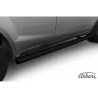 Защита порогов черный цвет Arbori T0DKE T 1437092556 59XRGRI afzdal601107b