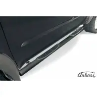 Защита порогов с проступями черный цвет Arbori BLBDQ 9L 1437092721 4J380 afzdaml12b