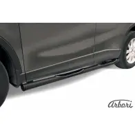 Защита порогов с проступями черный цвет Arbori GI NSI afzdamzcx503b 714TS 1437092716