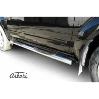 Защита порогов с проступями нержавеющая сталь Arbori 1437092628 afzdanip1103 VARKZ3 9E GV6