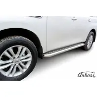 Защита порогов с листом нержавеющая сталь Arbori afzdanipat11 SV91Q P KQ4WKS 1437092567