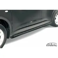 Защита порогов труба черный цвет Arbori Nissan Juke (F15) 1 Кроссовер 1.6 DIG T NISMO 4x4 200 л.с. 2013 – 2014 3A718K 7 N9SURI afzdanj2wd07b