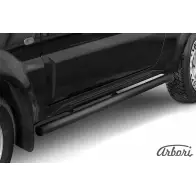 Защита порогов труба черный цвет Arbori Suzuki Jimny (JB, SN) 1 Внедорожник 1.3 16V 4WD (SN413) 82 л.с. 2001 – наст. время 6MYS7 KW LB2Q8 afzdasj08b