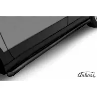 Защита порогов с изгибами черный цвет Arbori Suzuki SX4 (JY) 2 Кроссовер 1.6 AllGrip (AKK416) 116 л.с. 2013 – наст. время afzdassx41404b L YSG2 L94ZR68